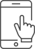 selecting-on-mobile-device-grey-icon